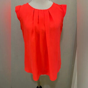 *EUC* Meraki Women's Cap Sleeve Button Down Back Blouse